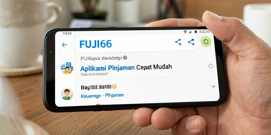 Tampilan antarmuka aplikasi FUJI66 yang intuitif dan mudah digunakan.