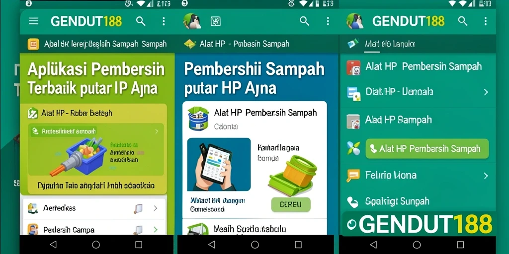 Tampilan antarmuka GENDUT188 yang sederhana dan efektif.