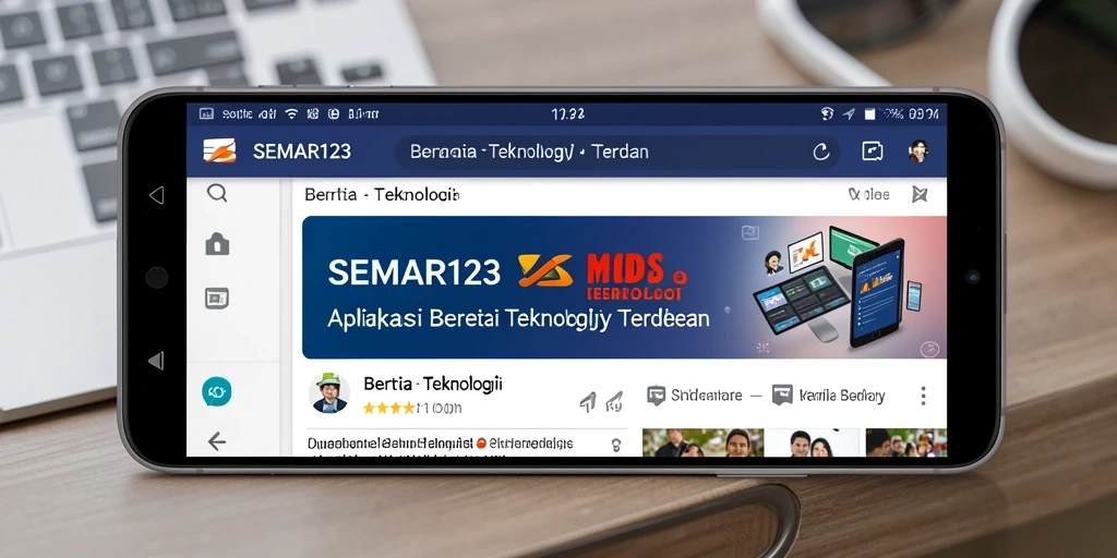 Tampilan antarmuka aplikasi SEMAR123 yang modern dan intuitif.